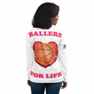 Ballers For Life - Double-Sided Bomber Jacket - For Her