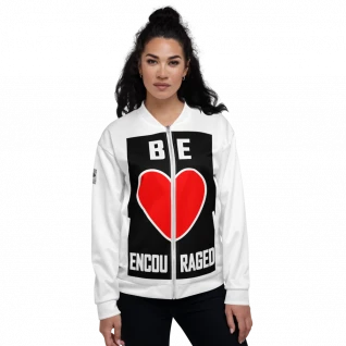 Be Encouraged - Double-Sided Bomber Jacket - For Him or For Her