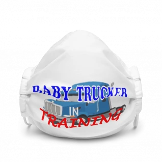 Baby Trucker in Training - Premium Face Mask - For Boys