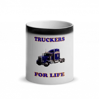 Truckers For Life - Glossy "Camouflage" Mug