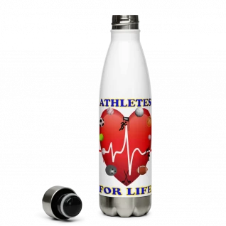 Athletes For Life - Stainless Steel Water Bottle