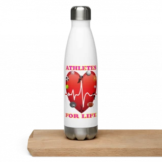 Athletes For Life - Stainless Steel Water Bottle - For Her