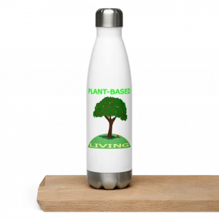 Plant-Based Living - Stainless Steel Water Bottle