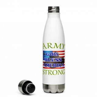 Army Strong - Stainless Steel Water Bottle