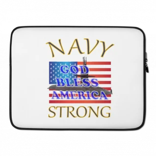 Navy Strong - Laptop Sleeve