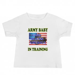 Army Baby in Training - Short Sleeve T-Shirt - For Him or For Her