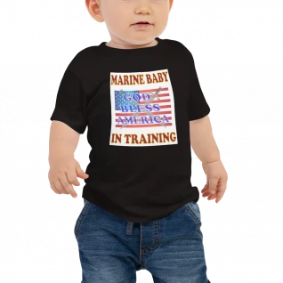 Marine Baby in Training - Short Sleeve Tee - For Boys or For Girls
