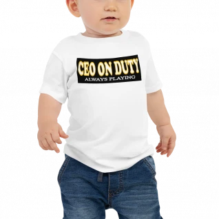 Baby CEO on Duty Short Sleeve T-Shirt - For Boys or For Girls
