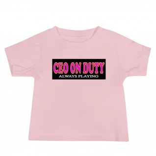 Baby CEO on Duty - Short Sleeve T-Shirt - For Girls