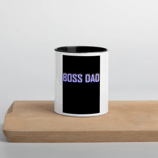 Boss Dad - Mug with Color Inside