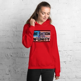One Nation In Unity Trucker Hoodie - For Women