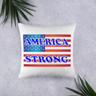 America Strong Basic Pillow